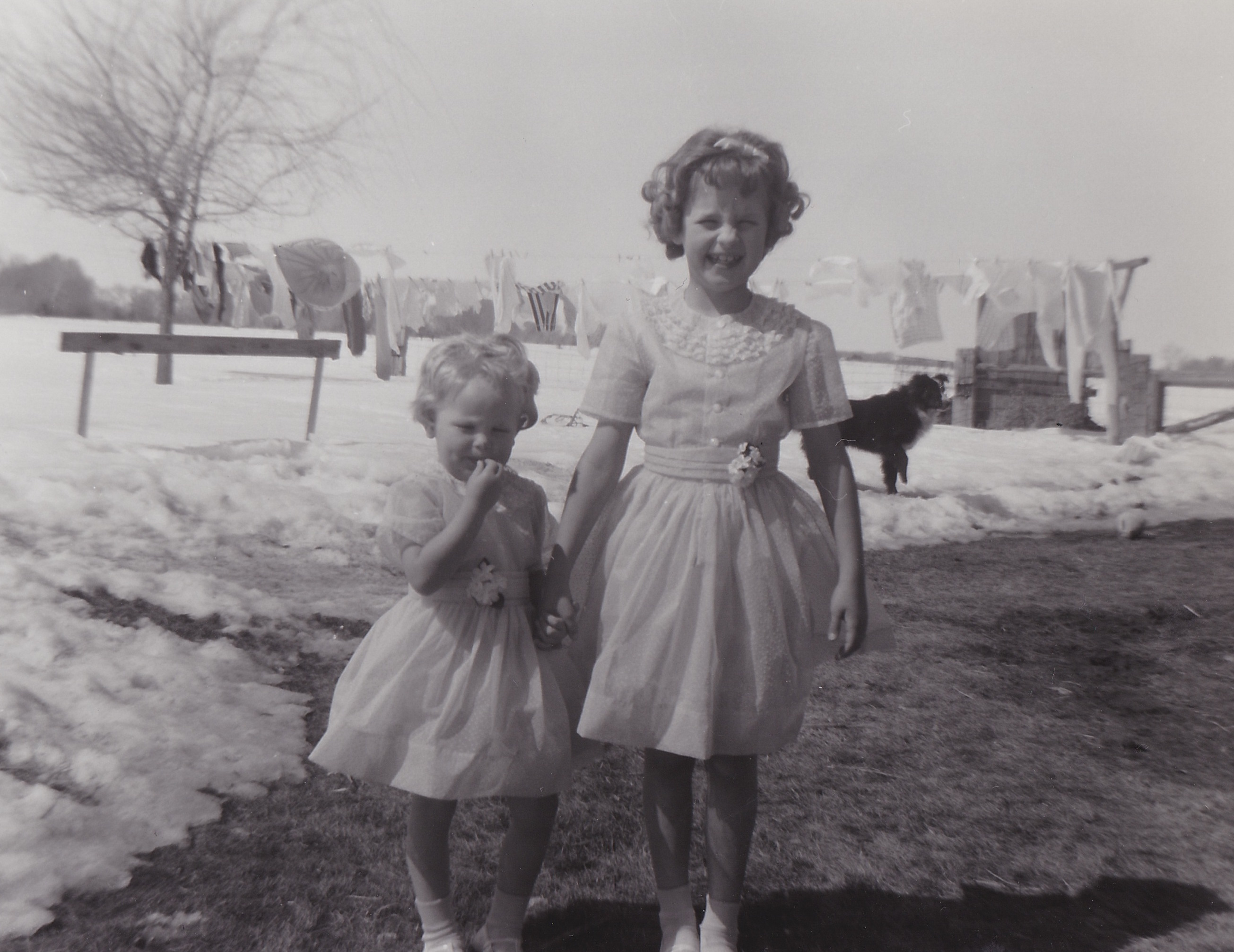 Debbie & Kathy Easter 1964